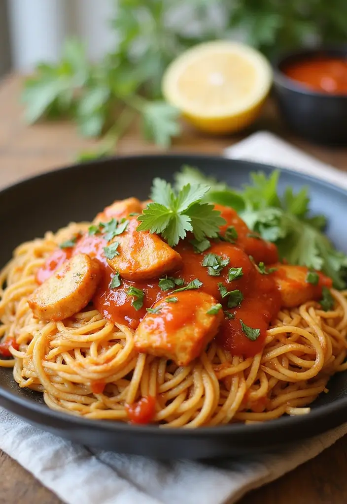 30 Chicken Angel Hair Pasta Recipes That Are Light & Creamy 18 30 Chicken Angel Hair Pasta Recipes That Are Light & Creamy - 17. Sweet Chili Chicken Angel Hair