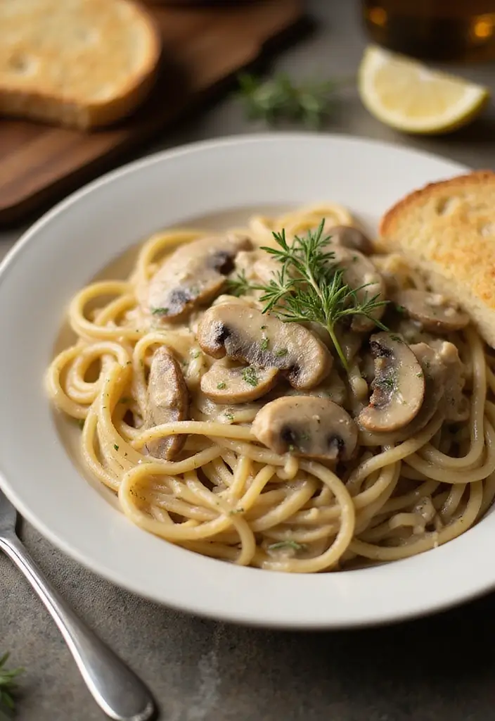 30 Chicken Angel Hair Pasta Recipes That Are Light & Creamy 6 30 Chicken Angel Hair Pasta Recipes That Are Light & Creamy - 5. Creamy Mushroom Chicken Angel Hair