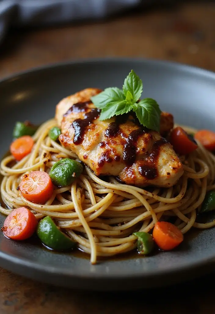 30 Chicken Angel Hair Pasta Recipes That Are Light & Creamy 8 30 Chicken Angel Hair Pasta Recipes That Are Light & Creamy - 7. Balsamic Chicken Angel Hair