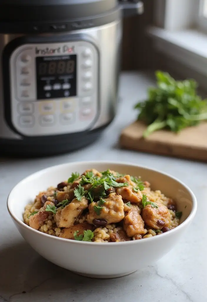 30 Chicken Black Beans and Rice Recipes That Are Filling & Flavorful 11 30 Chicken Black Beans and Rice Recipes That Are Filling & Flavorful - 10. Instant Pot Chicken Black Bean Rice