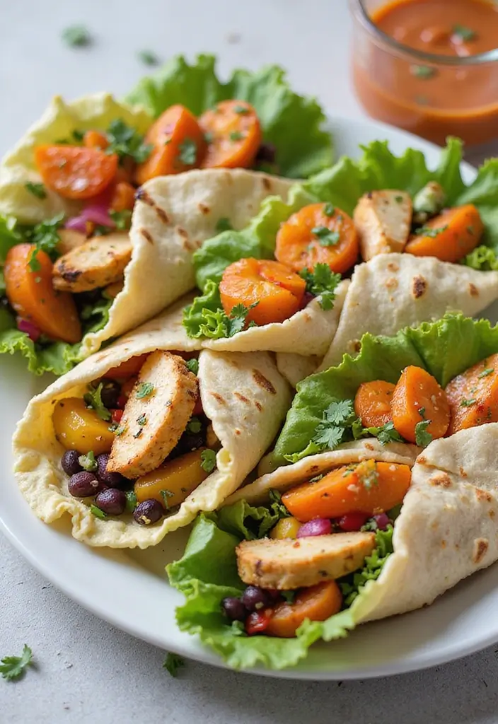 30 Chicken Black Beans and Rice Recipes That Are Filling & Flavorful 22 30 Chicken Black Beans and Rice Recipes That Are Filling & Flavorful - 21. Chicken Black Bean Rice and Veggie Wraps