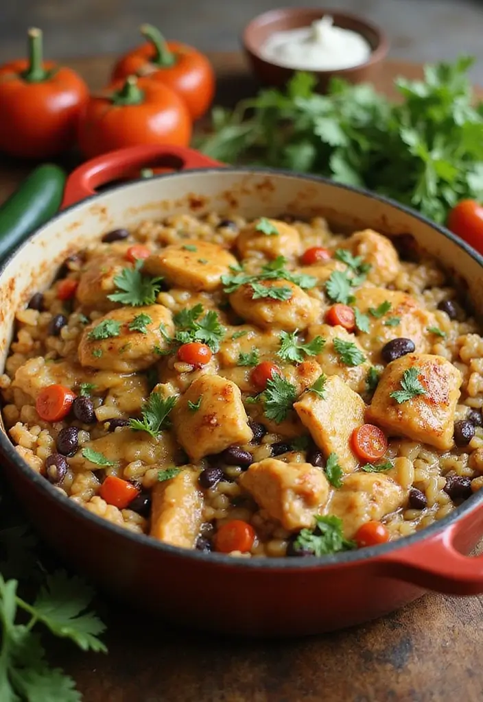 30 Chicken Black Beans and Rice Recipes That Are Filling & Flavorful 25 30 Chicken Black Beans and Rice Recipes That Are Filling & Flavorful - 24. Vegetable Chicken Black Bean Rice Bake