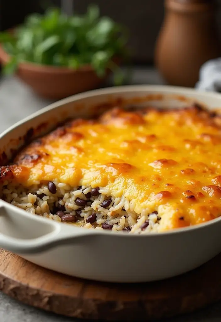 30 Chicken Black Beans and Rice Recipes That Are Filling & Flavorful 4 30 Chicken Black Beans and Rice Recipes That Are Filling & Flavorful - 3. Creamy Chicken Black Bean Rice Casserole