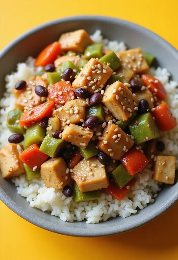 30 Chicken Black Beans and Rice Recipes That Are Filling & Flavorful 6 30 Chicken Black Beans and Rice Recipes That Are Filling & Flavorful - 5. Chicken Black Bean Rice Stir-Fry