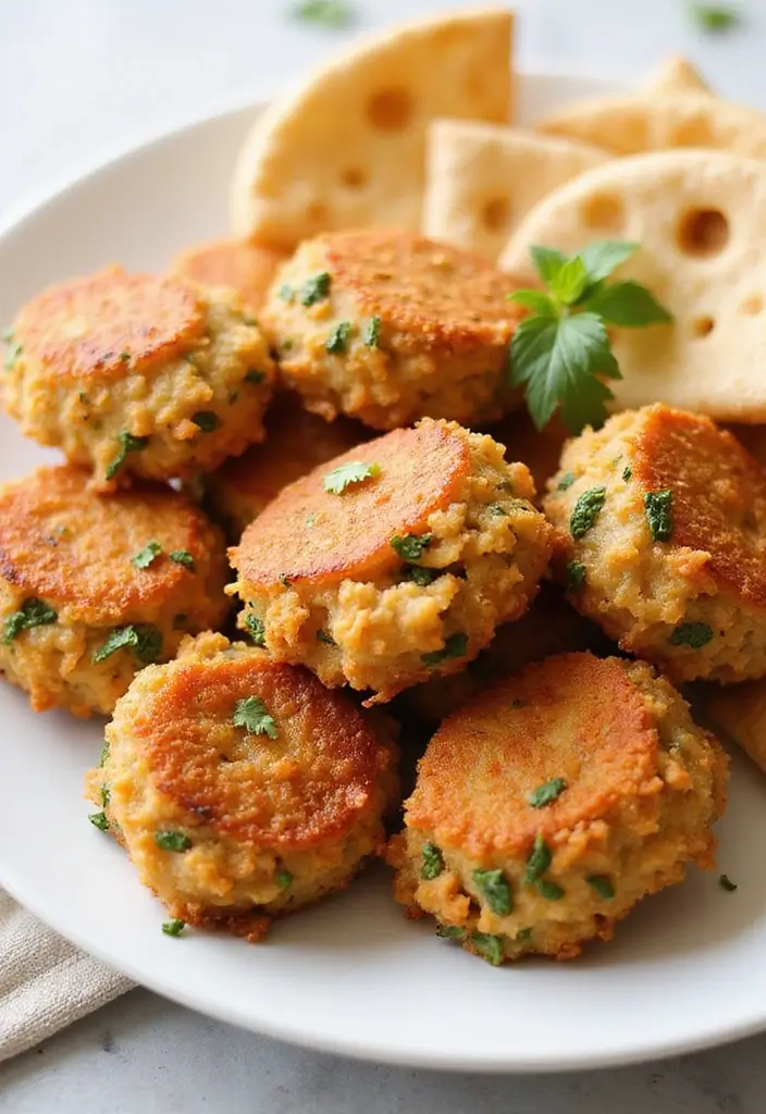 30 Chicken Nuggets and Chips Combos That Kids Will Love 15 30 Chicken Nuggets and Chips Combos That Kids Will Love - 14. Mediterranean Chicken Nuggets with Pita Chips