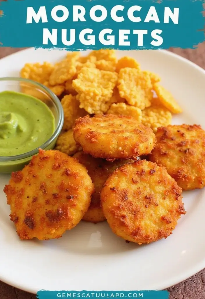 30 Chicken Nuggets and Chips Combos That Kids Will Love 23 30 Chicken Nuggets and Chips Combos That Kids Will Love - 22. Moroccan Chicken Nuggets with Couscous Chips