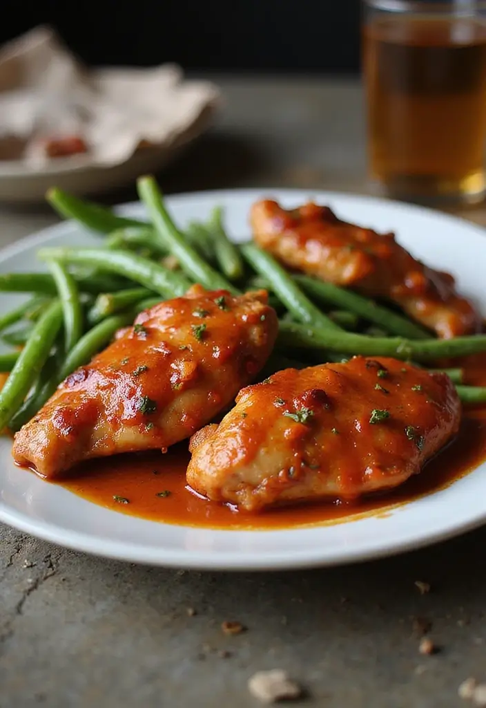 30 Chicken and Green Beans Recipes That Are Healthy and Simple 13 30 Chicken and Green Beans Recipes That Are Healthy and Simple - 12. Chipotle Chicken and Green Beans
