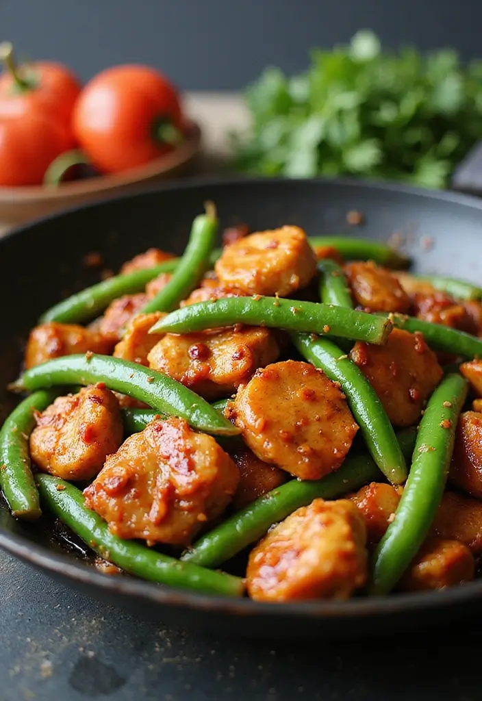 30 Chicken and Green Beans Recipes That Are Healthy and Simple 18 30 Chicken and Green Beans Recipes That Are Healthy and Simple - 17. Szechuan Chicken and Green Beans