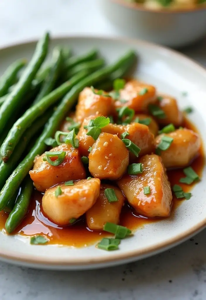 30 Chicken and Green Beans Recipes That Are Healthy and Simple 19 30 Chicken and Green Beans Recipes That Are Healthy and Simple - 18. Ginger Soy Chicken and Green Beans