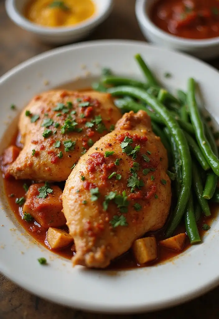 30 Chicken and Green Beans Recipes That Are Healthy and Simple 20 30 Chicken and Green Beans Recipes That Are Healthy and Simple - 19. Cajun Chicken and Green Beans