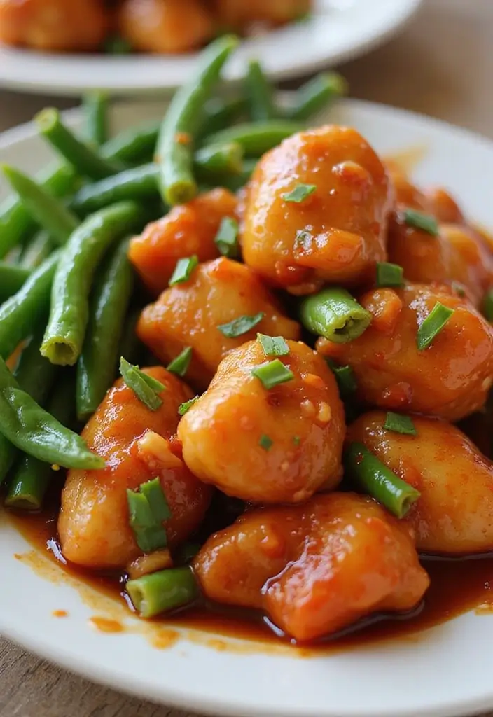 30 Chicken and Green Beans Recipes That Are Healthy and Simple 22 30 Chicken and Green Beans Recipes That Are Healthy and Simple - 21. Sweet and Sour Chicken and Green Beans