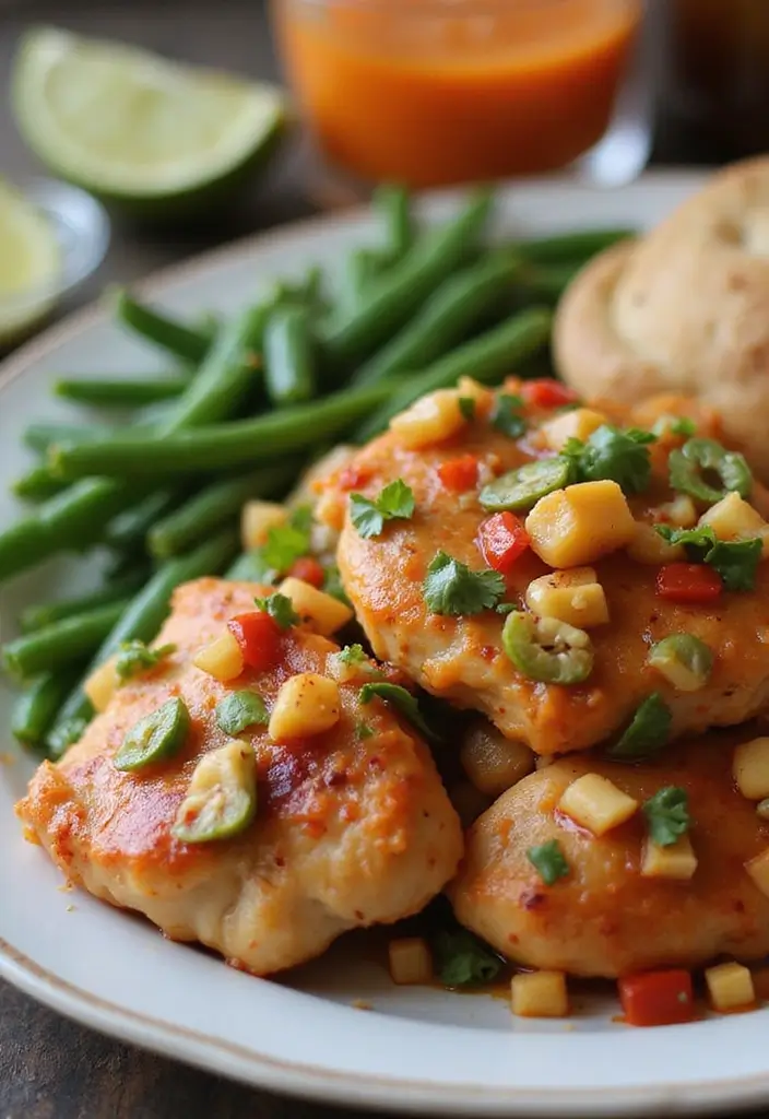 30 Chicken and Green Beans Recipes That Are Healthy and Simple 23 30 Chicken and Green Beans Recipes That Are Healthy and Simple - 22. Southwest Chicken and Green Beans