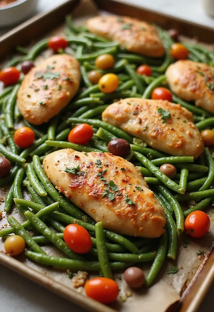 30 Chicken and Green Beans Recipes That Are Healthy and Simple 7 30 Chicken and Green Beans Recipes That Are Healthy and Simple - 6. Mediterranean Chicken and Green Beans