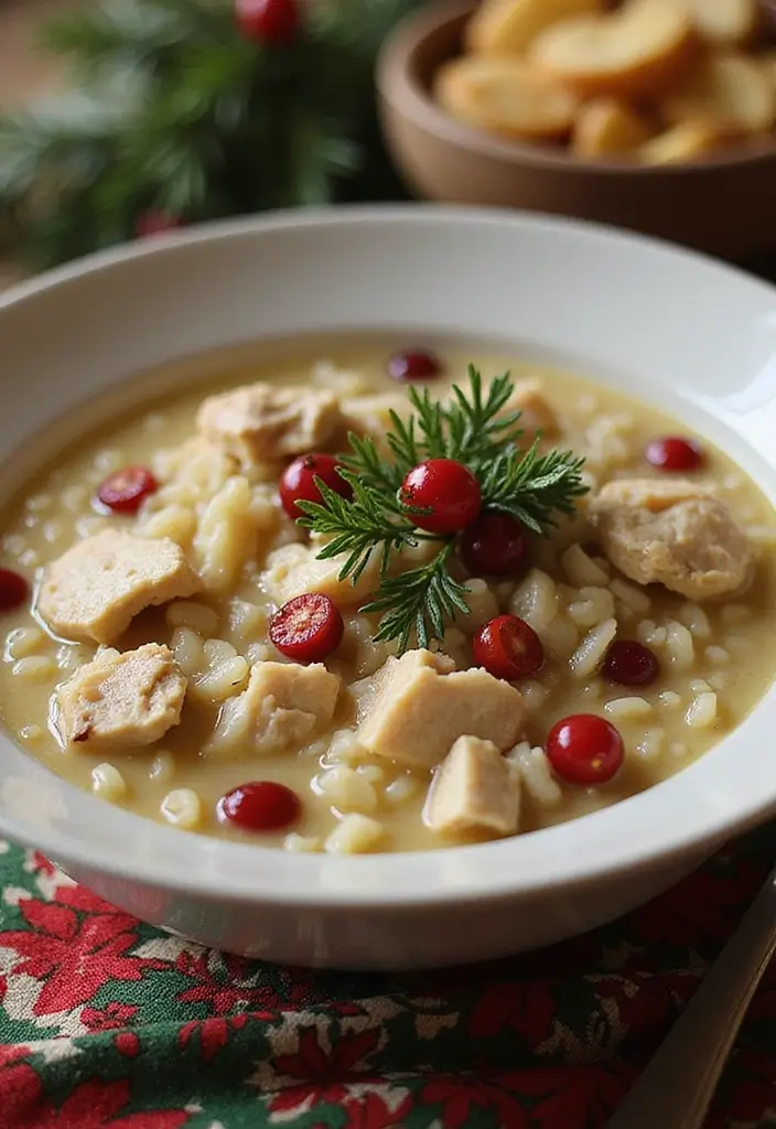 30 Demos Chicken and Rice Soup Recipe Versions Everyone Loves 15 30 Demos Chicken and Rice Soup Recipe Versions Everyone Loves - 14. Christmas Chicken and Rice Soup