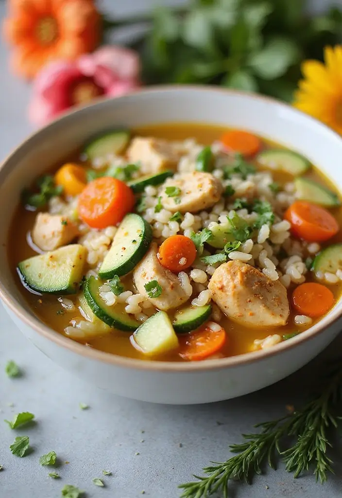 30 Demos Chicken and Rice Soup Recipe Versions Everyone Loves 19 30 Demos Chicken and Rice Soup Recipe Versions Everyone Loves - 18. Spring Vegetable Chicken and Rice Soup