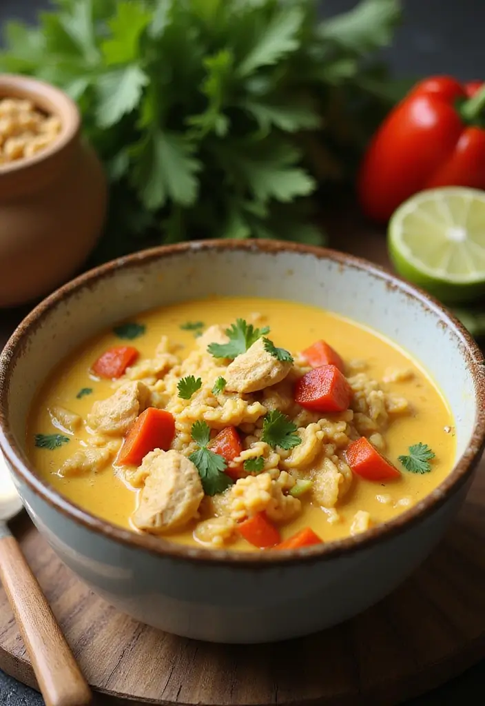 30 Demos Chicken and Rice Soup Recipe Versions Everyone Loves 4 30 Demos Chicken and Rice Soup Recipe Versions Everyone Loves - 3. Coconut Curry Chicken and Rice Soup