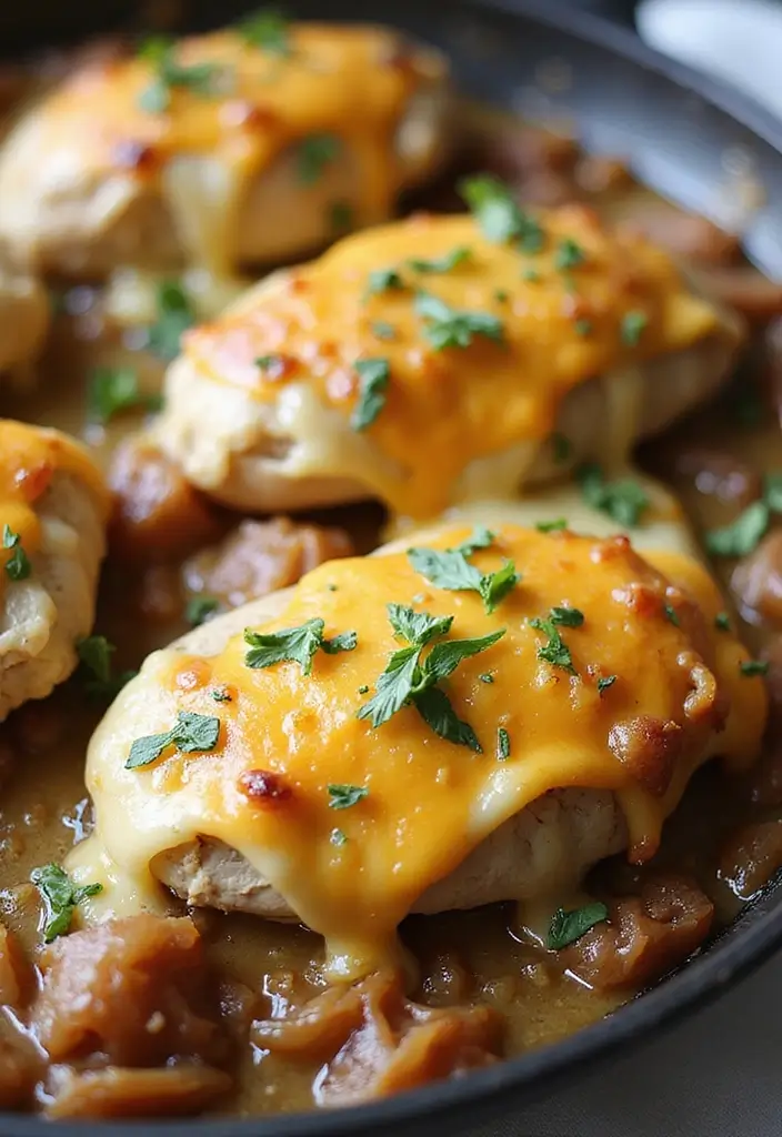 30 French Onion Chicken Bake Recipes That Are Ooey-Gooey Delicious 2 30 French Onion Chicken Bake Recipes That Are Ooey-Gooey Delicious - 1. Classic French Onion Chicken Bake