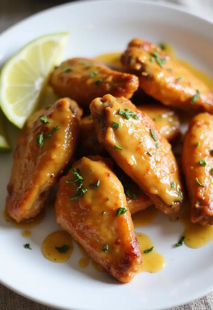 30 Hot Honey Chicken Wings Recipes That Are Sticky & Fiery 13 30 Hot Honey Chicken Wings Recipes That Are Sticky & Fiery - 12. Honey Mustard Wings