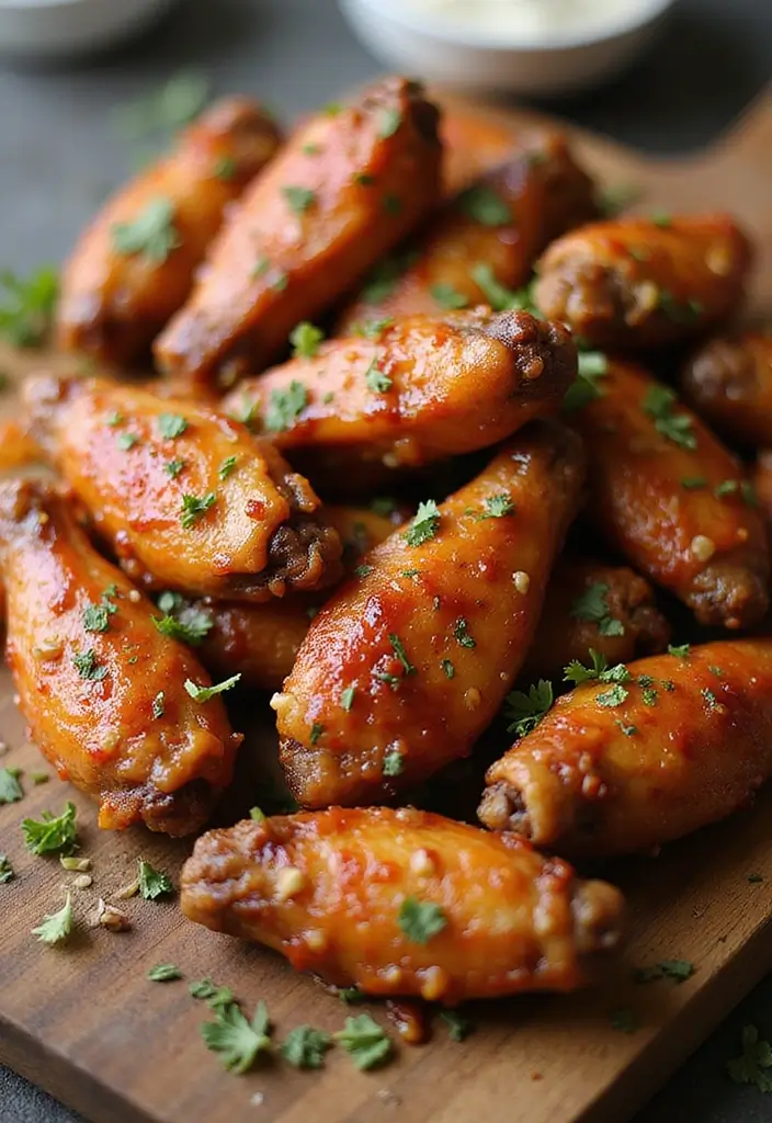 30 Hot Honey Chicken Wings Recipes That Are Sticky & Fiery 3 30 Hot Honey Chicken Wings Recipes That Are Sticky & Fiery - 2. Spicy Garlic Honey Wings