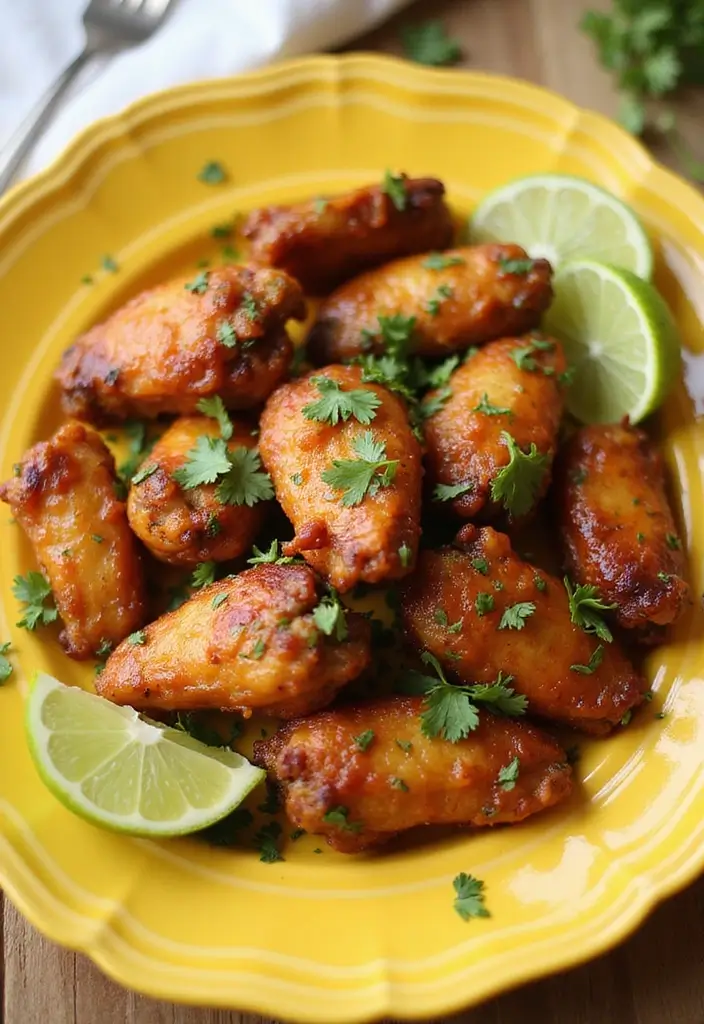 30 Hot Honey Chicken Wings Recipes That Are Sticky & Fiery 24 30 Hot Honey Chicken Wings Recipes That Are Sticky & Fiery - 23. Honey Cilantro Lime Wings