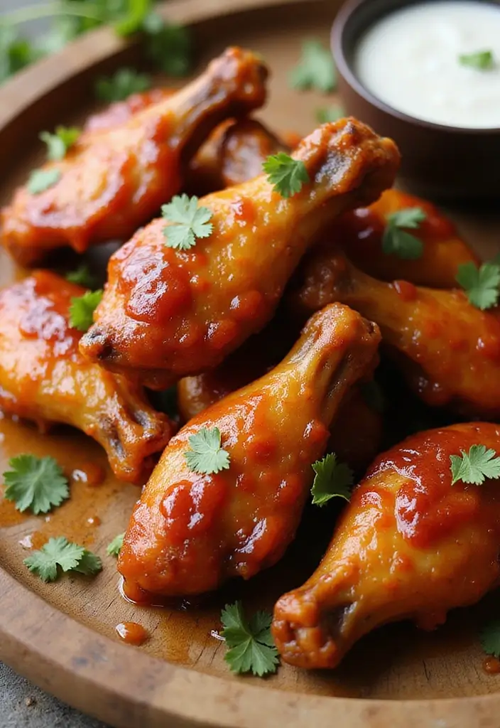 30 Hot Honey Chicken Wings Recipes That Are Sticky & Fiery 27 30 Hot Honey Chicken Wings Recipes That Are Sticky & Fiery - 26. Honey Garlic Chili Wings