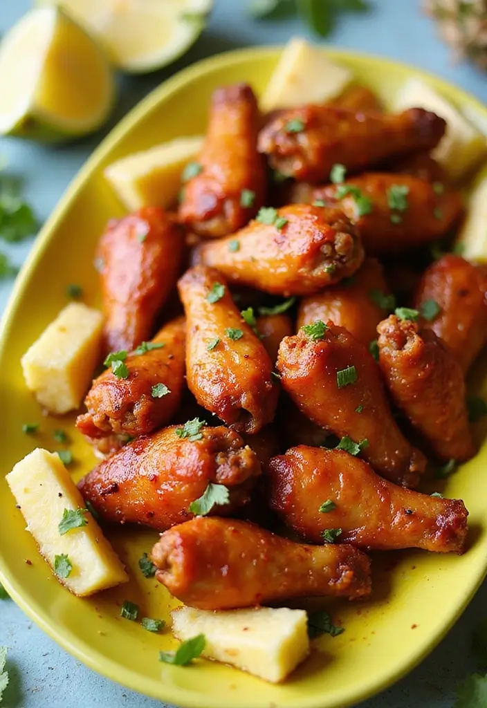 30 Hot Honey Chicken Wings Recipes That Are Sticky & Fiery 4 30 Hot Honey Chicken Wings Recipes That Are Sticky & Fiery - 3. Sweet & Spicy Pineapple Wings