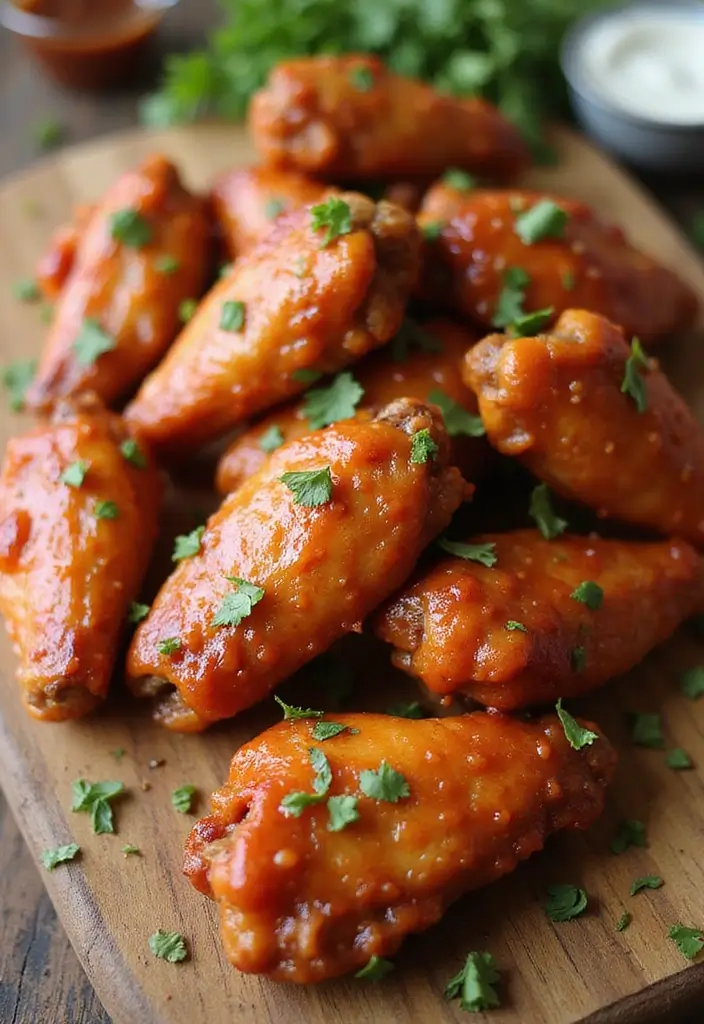30 Hot Honey Chicken Wings Recipes That Are Sticky & Fiery 5 30 Hot Honey Chicken Wings Recipes That Are Sticky & Fiery - 4. Honey Sriracha Wings