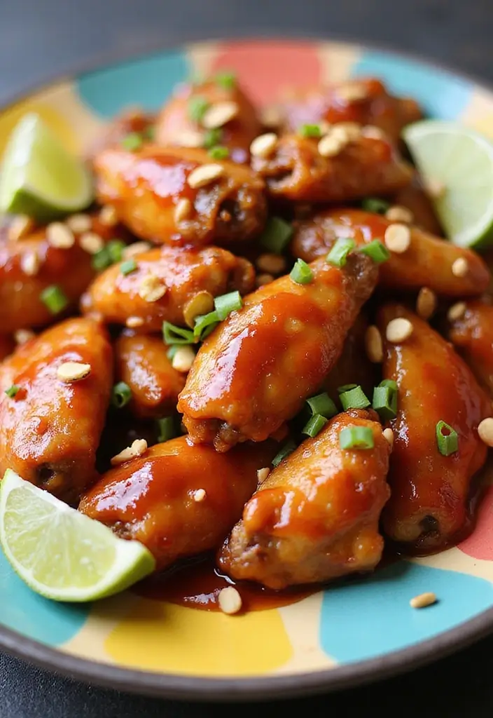 30 Hot Honey Chicken Wings Recipes That Are Sticky & Fiery 8 30 Hot Honey Chicken Wings Recipes That Are Sticky & Fiery - 7. Thai Sweet Chili Honey Wings