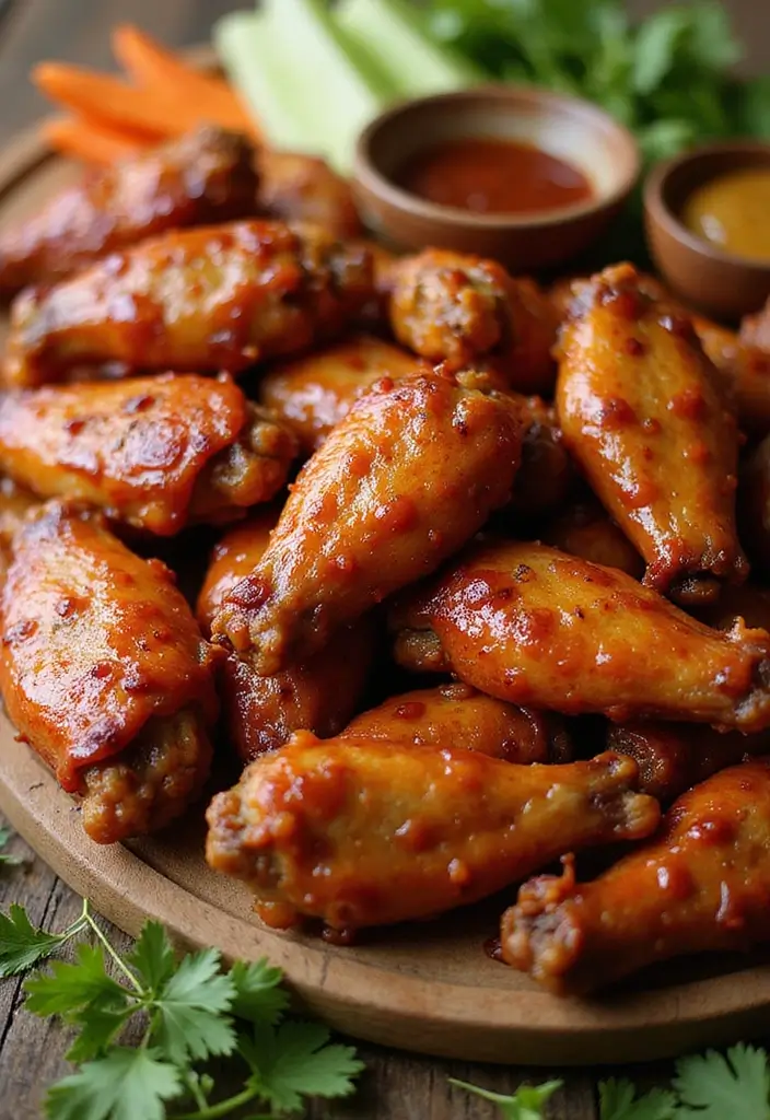 30 Hot Honey Chicken Wings Recipes That Are Sticky & Fiery 10 30 Hot Honey Chicken Wings Recipes That Are Sticky & Fiery - 9. Honey BBQ Wings
