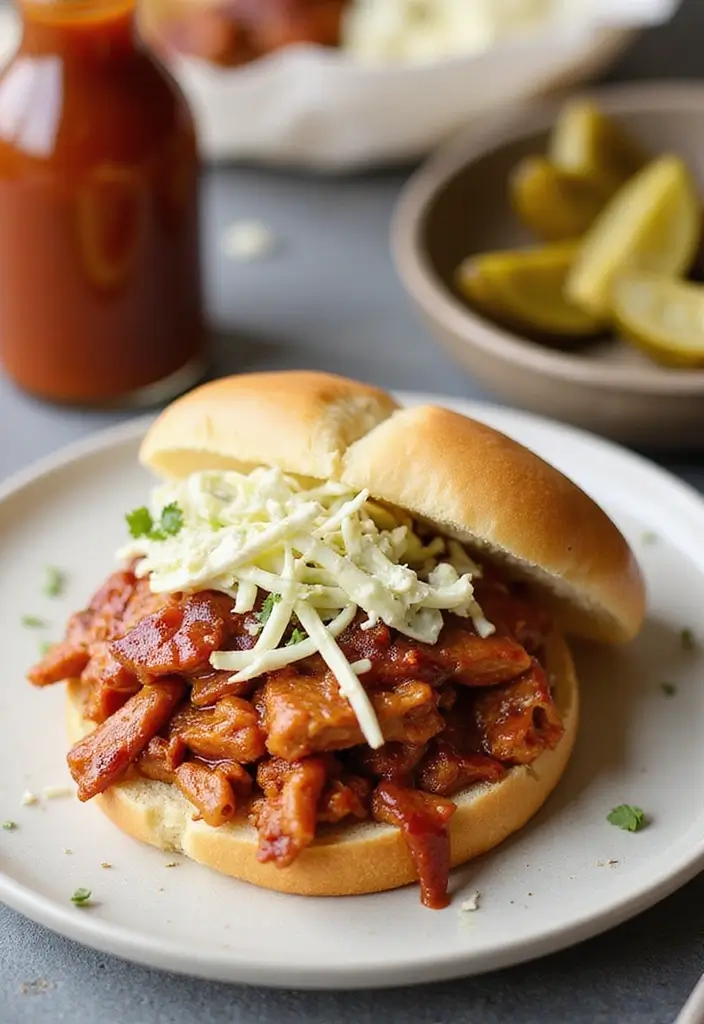 30 How to Make Shredded Chicken Fast and Flavorful 11 30 How to Make Shredded Chicken Fast and Flavorful - 10. Shredded Chicken with BBQ Sauce