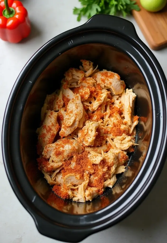 30 How to Make Shredded Chicken Fast and Flavorful 3 30 How to Make Shredded Chicken Fast and Flavorful - 2. Slow Cooker Shredded Chicken