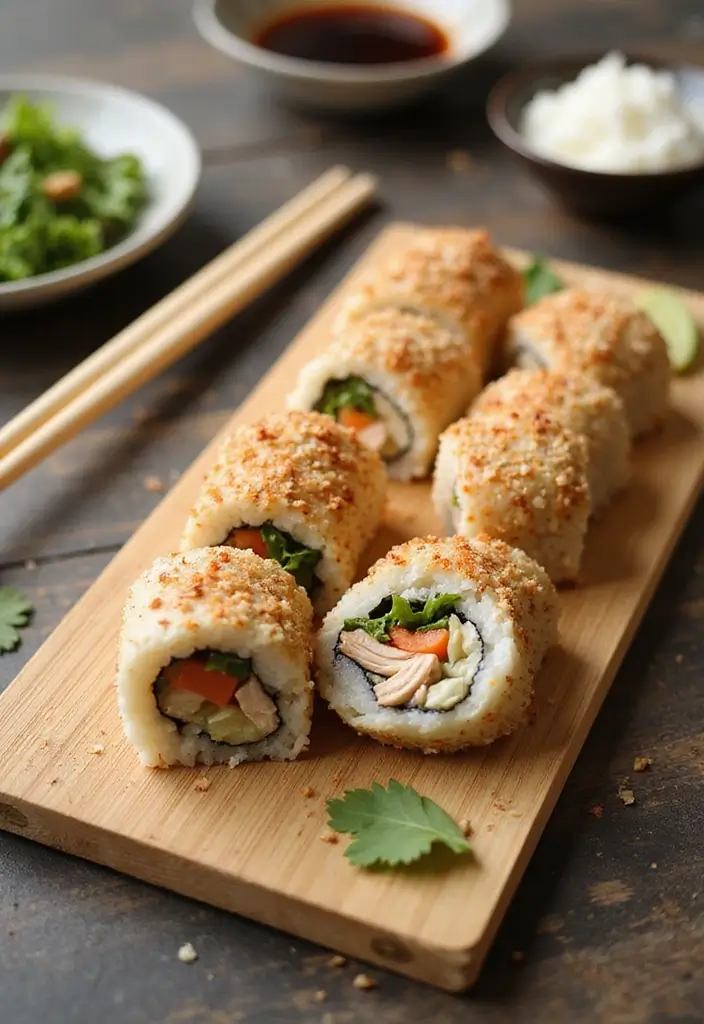 30 How to Make Shredded Chicken Fast and Flavorful 29 30 How to Make Shredded Chicken Fast and Flavorful - 28. Shredded Chicken Sushi Rolls