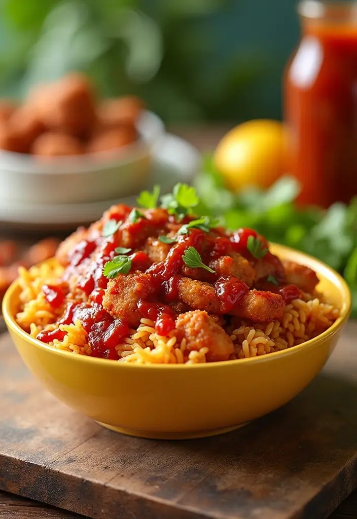 30 One Pot Chicken and Rice Recipes That Are Comfort in a Bowl 14 30 One Pot Chicken and Rice Recipes That Are Comfort in a Bowl - 13. BBQ Chicken and Rice