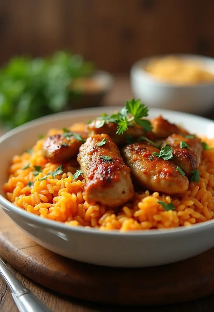 30 One Pot Chicken and Rice Recipes That Are Comfort in a Bowl 30 30 One Pot Chicken and Rice Recipes That Are Comfort in a Bowl - 29. Smoky Chicken and Rice