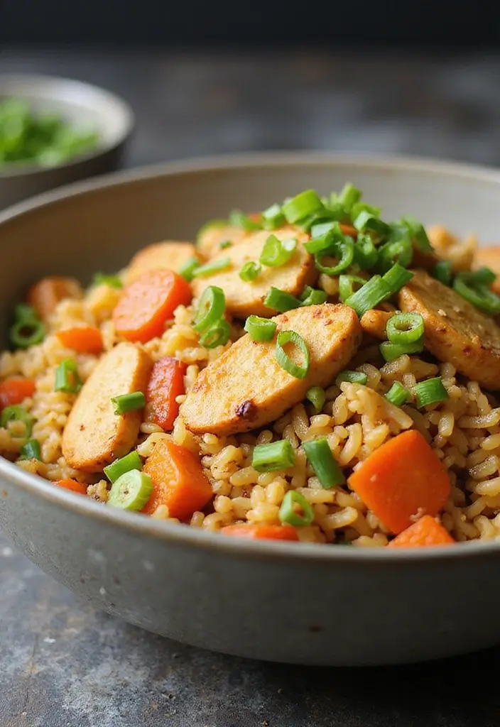 30 One Pot Chicken and Rice Recipes That Are Comfort in a Bowl 8 30 One Pot Chicken and Rice Recipes That Are Comfort in a Bowl - 7. One Pot Chicken Fried Rice