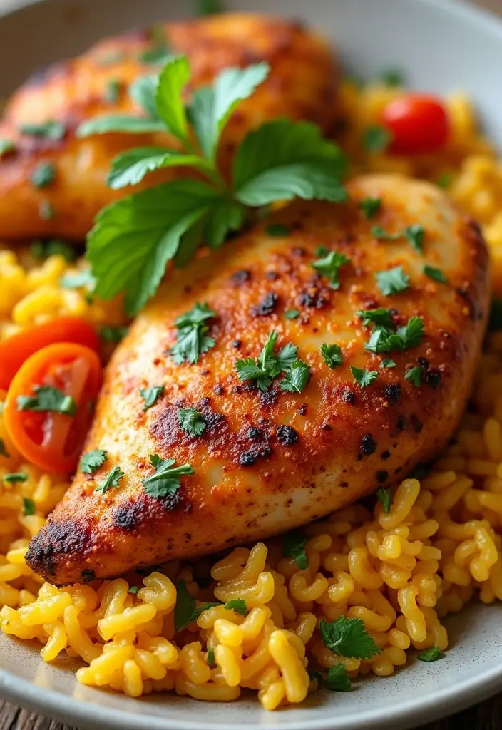 30 One Pot Chicken and Rice Recipes That Are Comfort in a Bowl 9 30 One Pot Chicken and Rice Recipes That Are Comfort in a Bowl - 8. Spanish Chicken and Rice