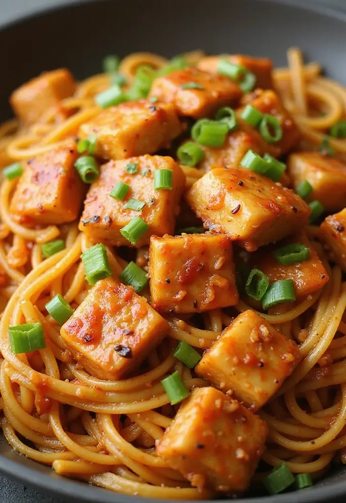 30 Pasta with Rotisserie Chicken Recipes That Use Leftovers Perfectly 23 30 Pasta with Rotisserie Chicken Recipes That Use Leftovers Perfectly - 22. Sweet and Spicy Chicken Pasta