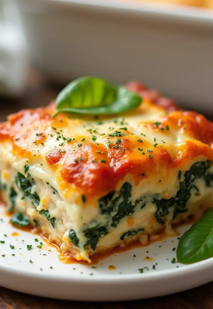 30 Pasta with Rotisserie Chicken Recipes That Use Leftovers Perfectly 24 30 Pasta with Rotisserie Chicken Recipes That Use Leftovers Perfectly - 23. Chicken and Spinach Lasagna