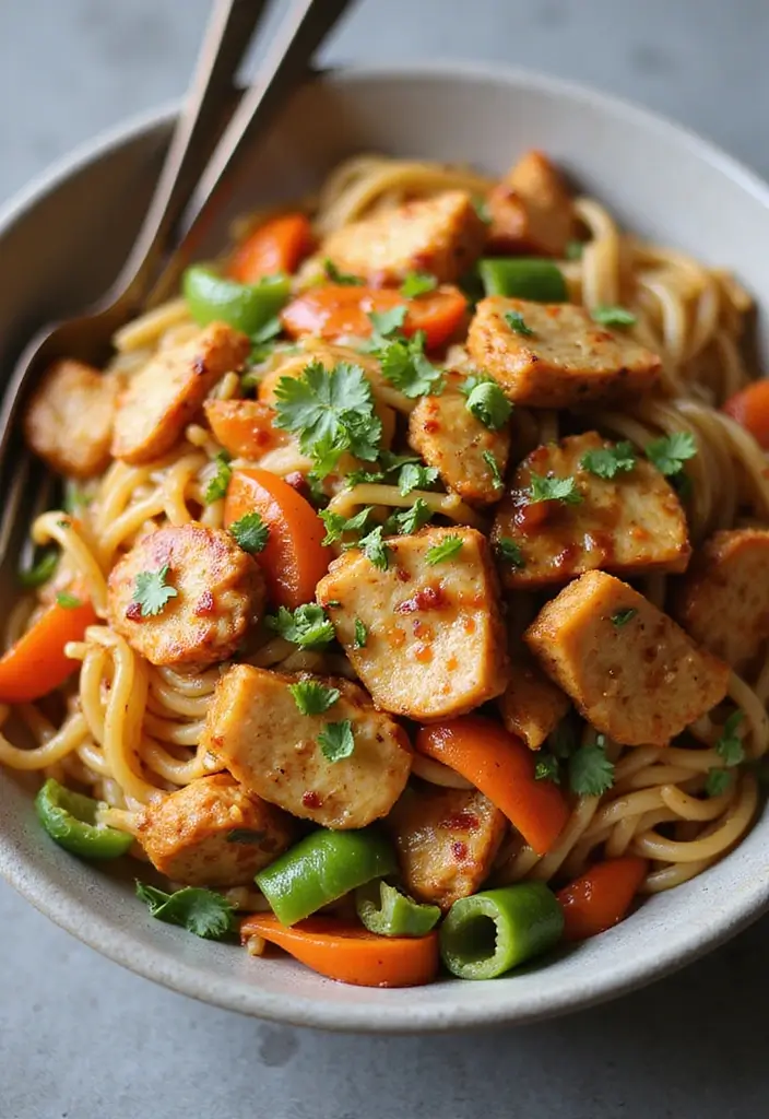 30 Pasta with Rotisserie Chicken Recipes That Use Leftovers Perfectly 25 30 Pasta with Rotisserie Chicken Recipes That Use Leftovers Perfectly - 24. Teriyaki Chicken Pasta