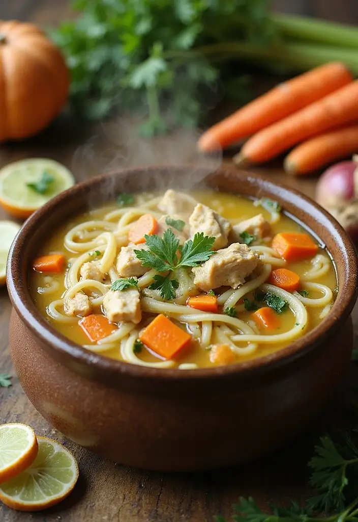30 Recipes with Chicken Broth That Elevate Everyday Dishes 2 30 Recipes with Chicken Broth That Elevate Everyday Dishes - 1. Classic Chicken Noodle Soup