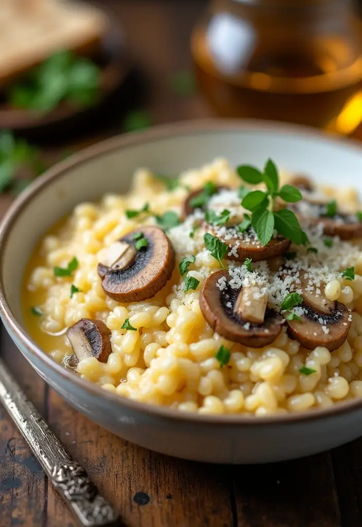 30 Recipes with Chicken Broth That Elevate Everyday Dishes 25 30 Recipes with Chicken Broth That Elevate Everyday Dishes - 24. Chicken Broth Risotto with Mushrooms