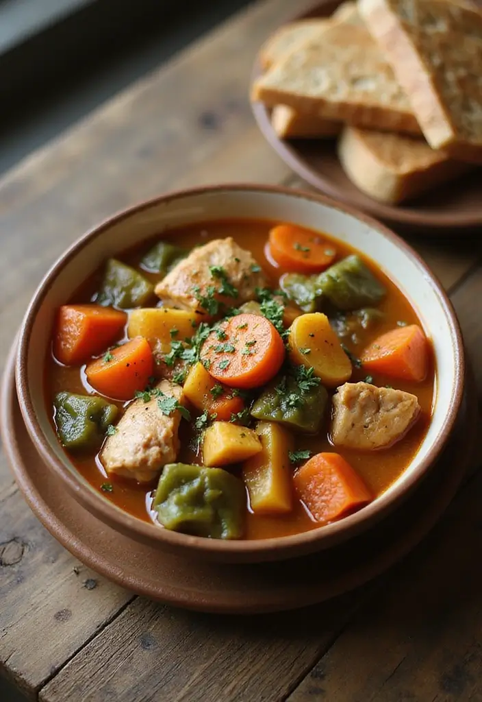 30 Recipes with Chicken Broth That Elevate Everyday Dishes 4 30 Recipes with Chicken Broth That Elevate Everyday Dishes - 3. Hearty Chicken and Vegetable Stew