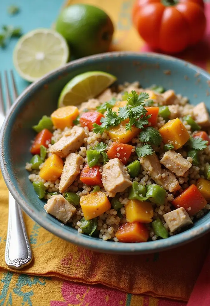 30 Recipes with Chicken Broth That Elevate Everyday Dishes 5 30 Recipes with Chicken Broth That Elevate Everyday Dishes - 4. Chicken Broth Quinoa Bowl