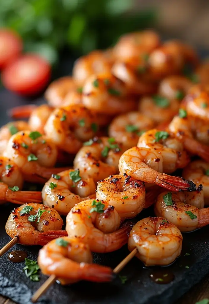 30 Sides for Smoked Chicken That Add Crunch & Color 22 30 Sides for Smoked Chicken That Add Crunch & Color - 21. Grilled Shrimp Skewers