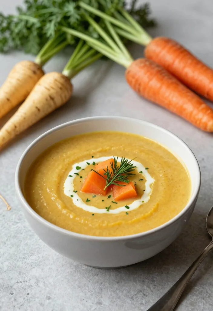 15 Carrot Soup Recipes Easy Cozy Comfort Bowls - 13. Carrot and Parsnip Soup 1