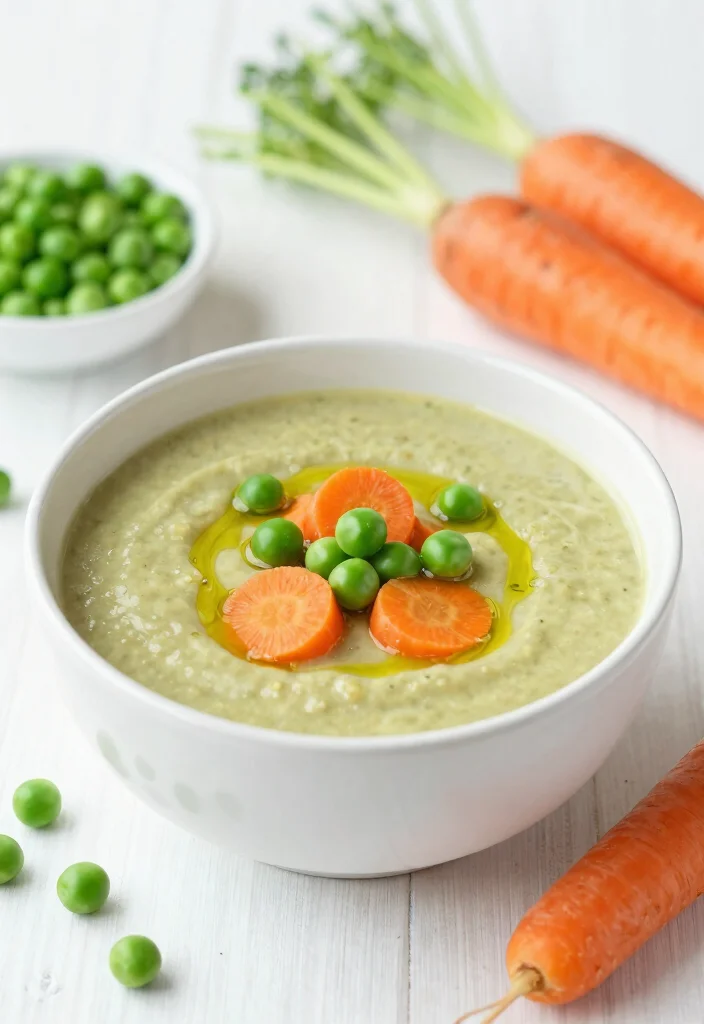 15 Carrot Soup Recipes Easy Cozy Comfort Bowls - 9. Carrot and Pea Soup 1