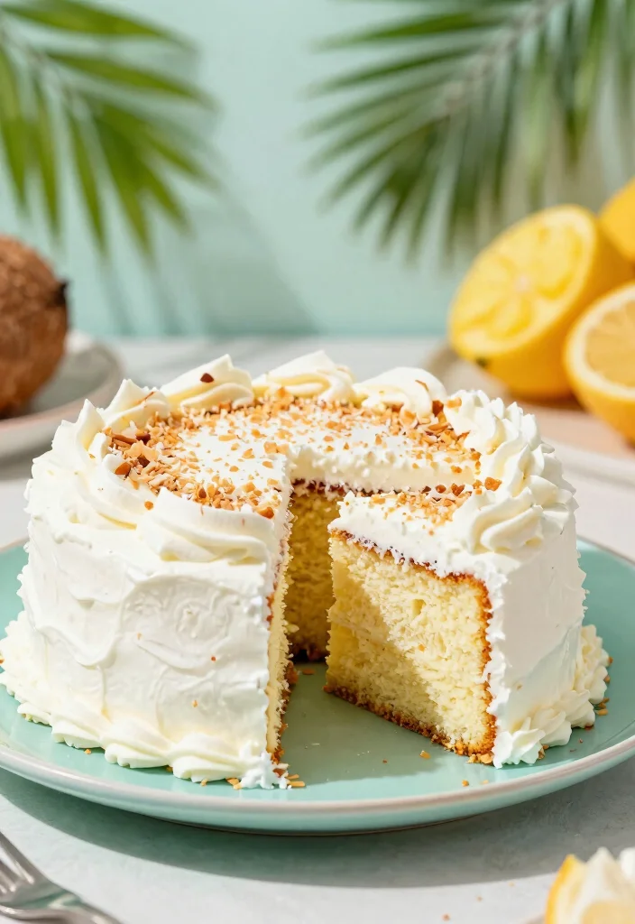 16 Almond Flour Cake Recipes: Moist Gluten Free Treats - 10. Almond Flour Coconut Cake 1