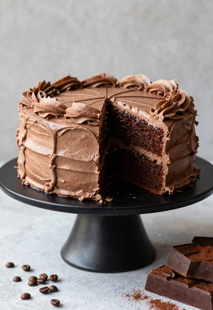 16 Almond Flour Cake Recipes: Moist Gluten Free Treats - 12. Almond Flour Mocha Cake 1