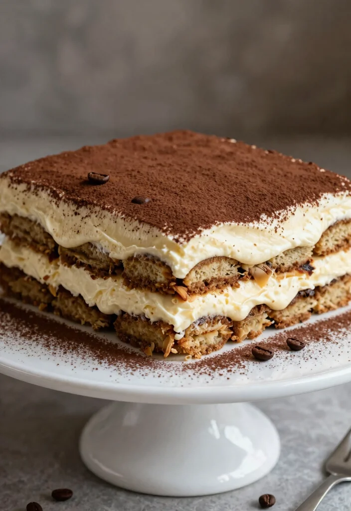16 Almond Flour Cake Recipes: Moist Gluten Free Treats - 15. Almond Flour Tiramisu Cake 1