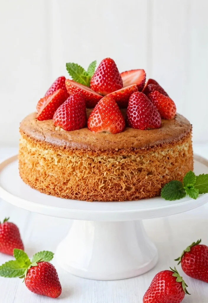 16 Almond Flour Cake Recipes: Moist Gluten Free Treats - 6. Strawberry Almond Flour Cake 1